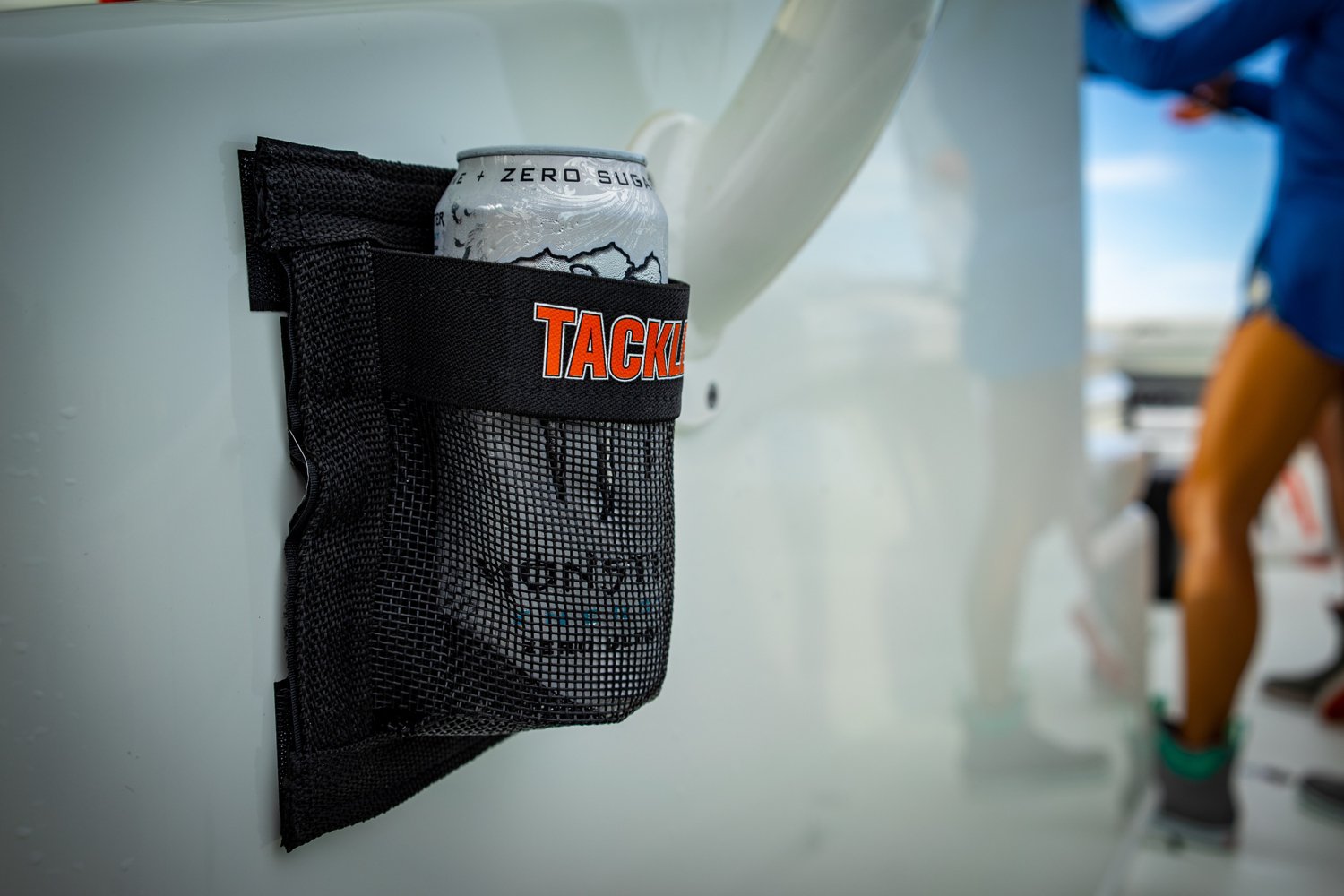 TackleWebs 6” Wide by 6” High Hook and Loop Cup Holder - view number 5