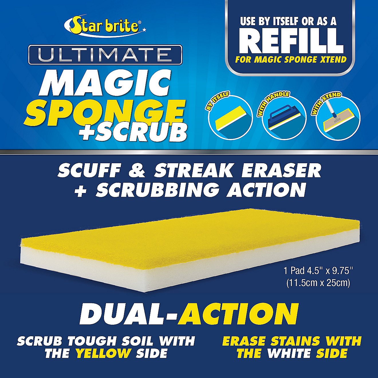 Star brite Ultimate Magic Sponge + Scrub Eraser                                                                                  - view number 5