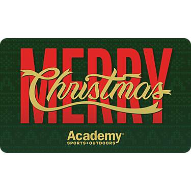 eGift Card - Academy MerryChristmas Foil Script                                                                                 