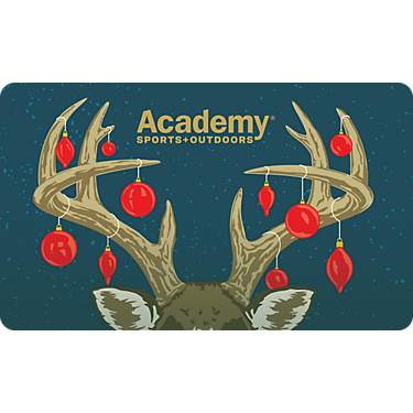 eGift Card - Academy Holiday Antlers Foil Ornaments                                                                             