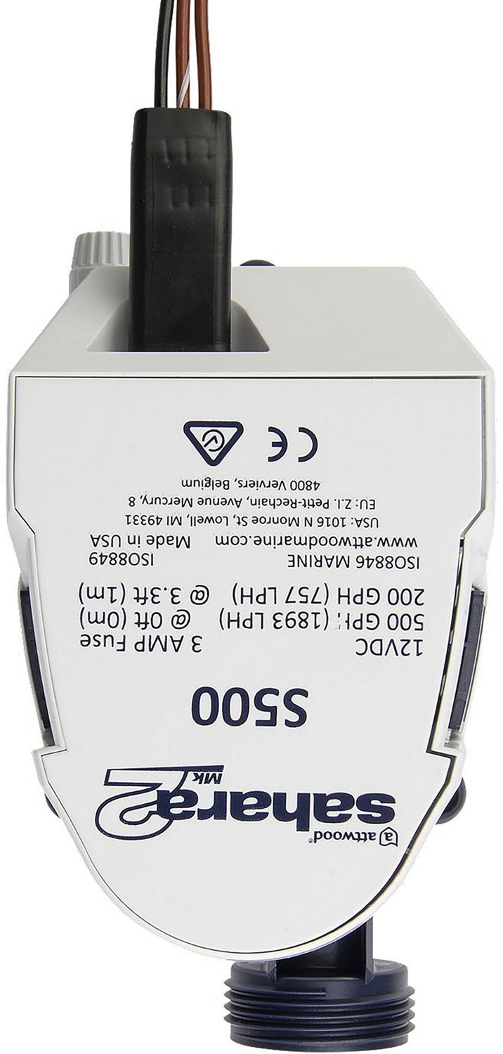 Attwood Sahara MK2 500 12V Automatic Bilge Pump                                                                                  - view number 8