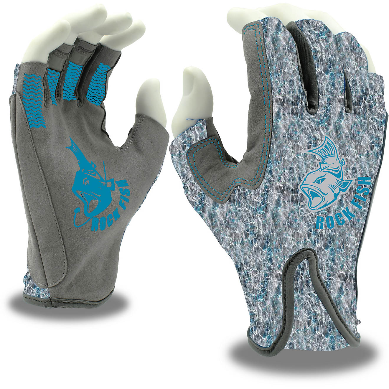 ROCK FISH Fish Baiter Pro Mossy Oak Series Gloves                                                                                - view number 1