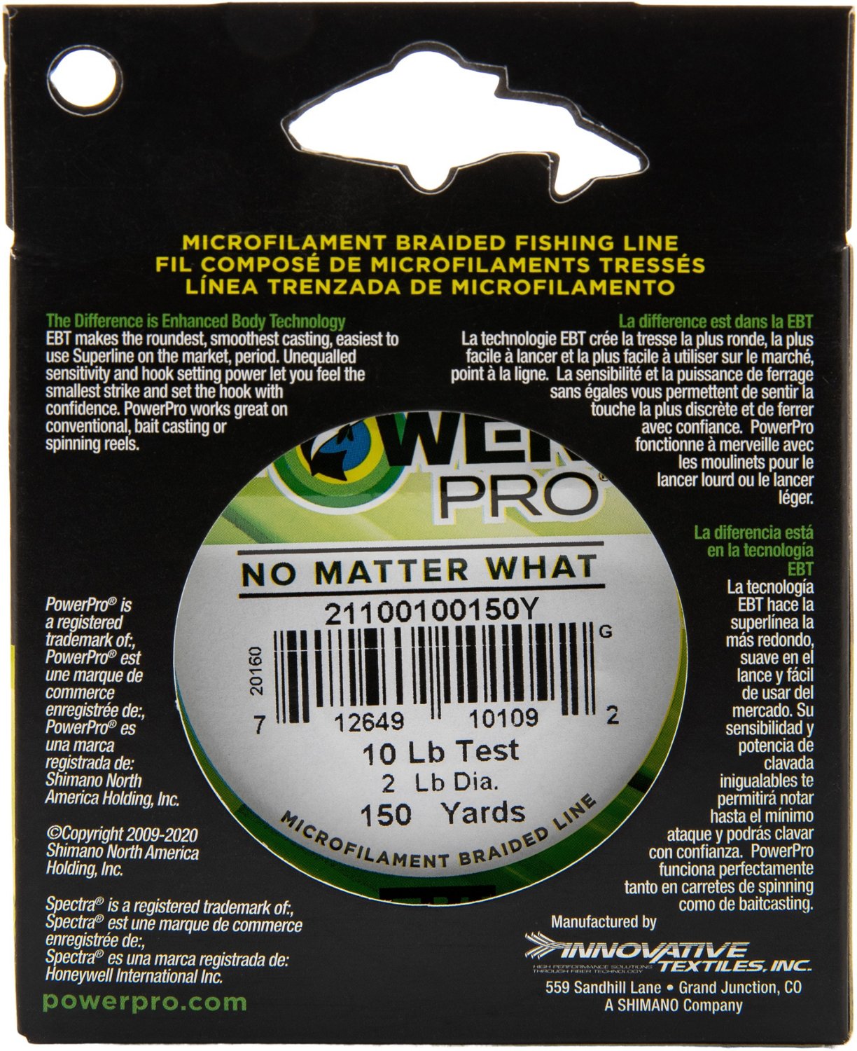 PowerPro 150 yd Fishing Line