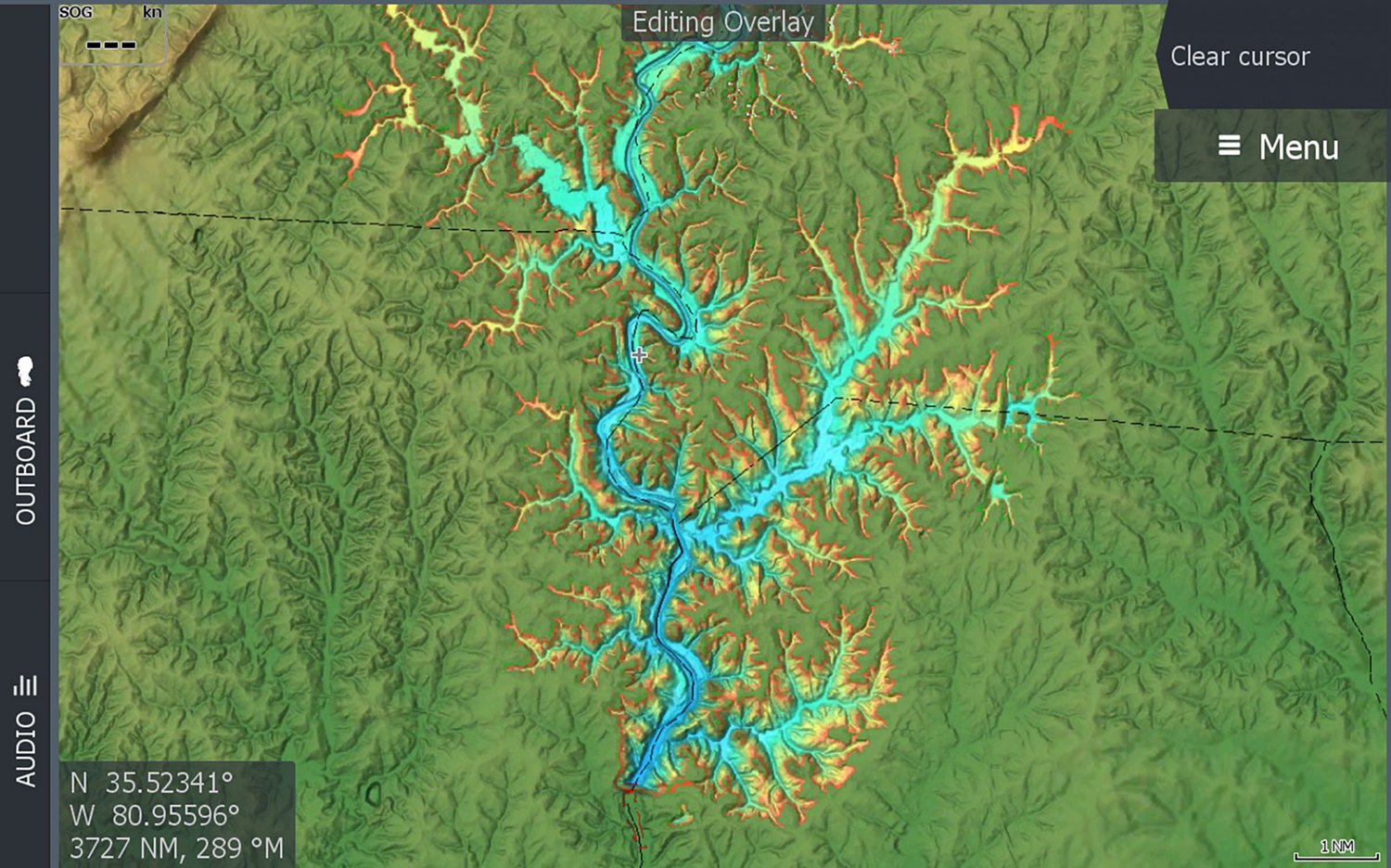 C-Map Reveal South Eastern US Lakes                                                                                              - view number 5