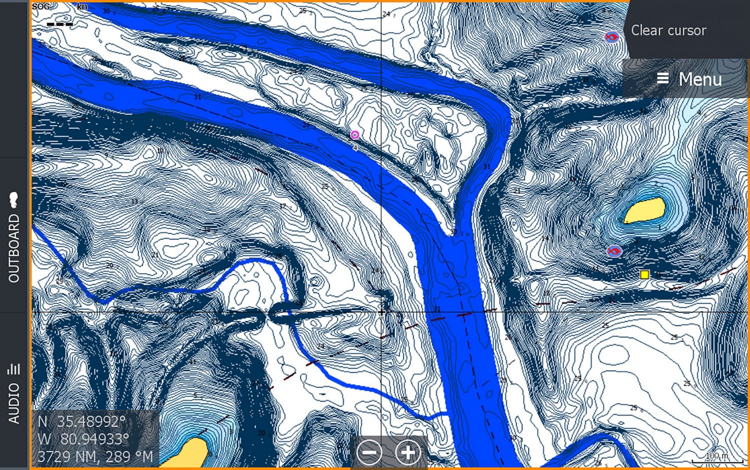 C-Map Reveal South Eastern US Lakes                                                                                              - view number 7