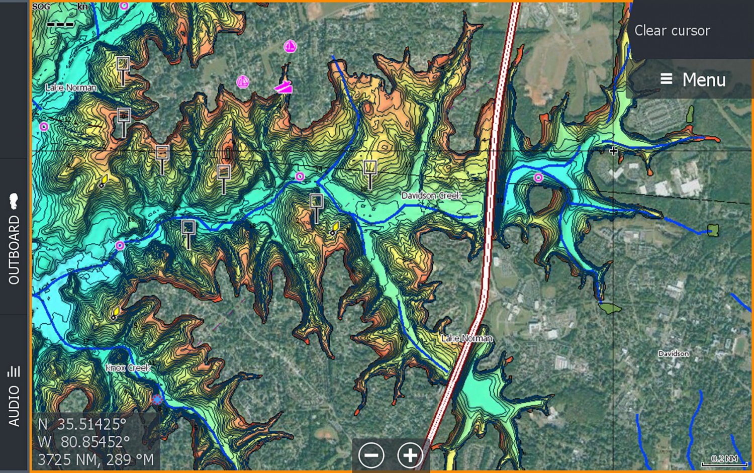 C-Map Reveal South Eastern US Lakes                                                                                              - view number 8