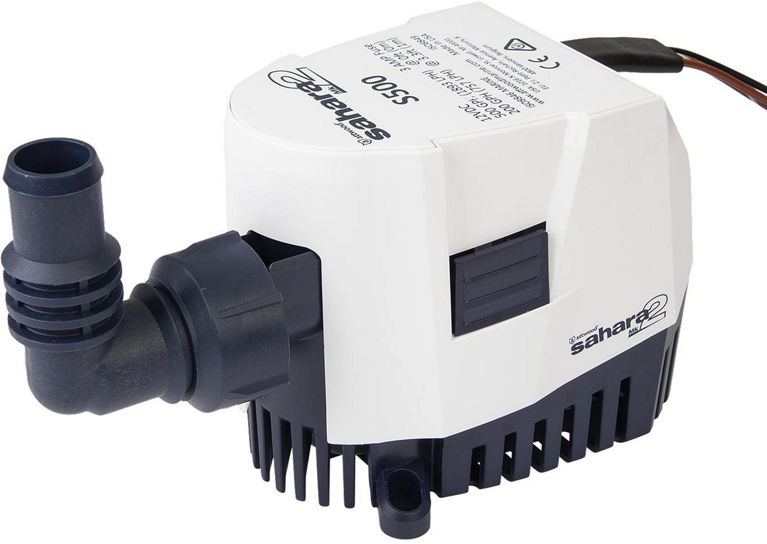 Attwood Sahara MK2 500 12V Automatic Bilge Pump                                                                                  - view number 2