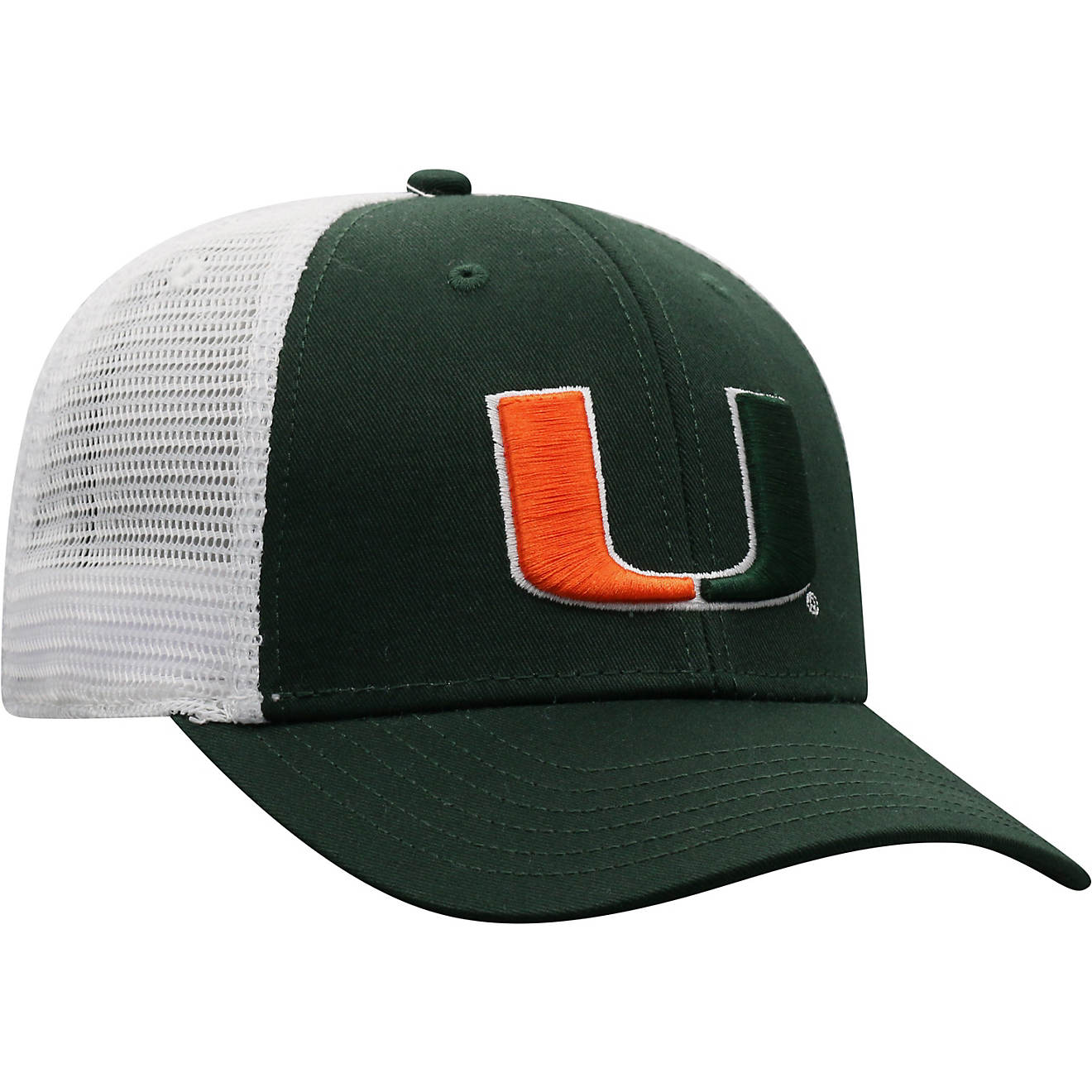 Top of the World University Of Miami BB 2 Tone Adjustable Cap                                                                    - view number 1