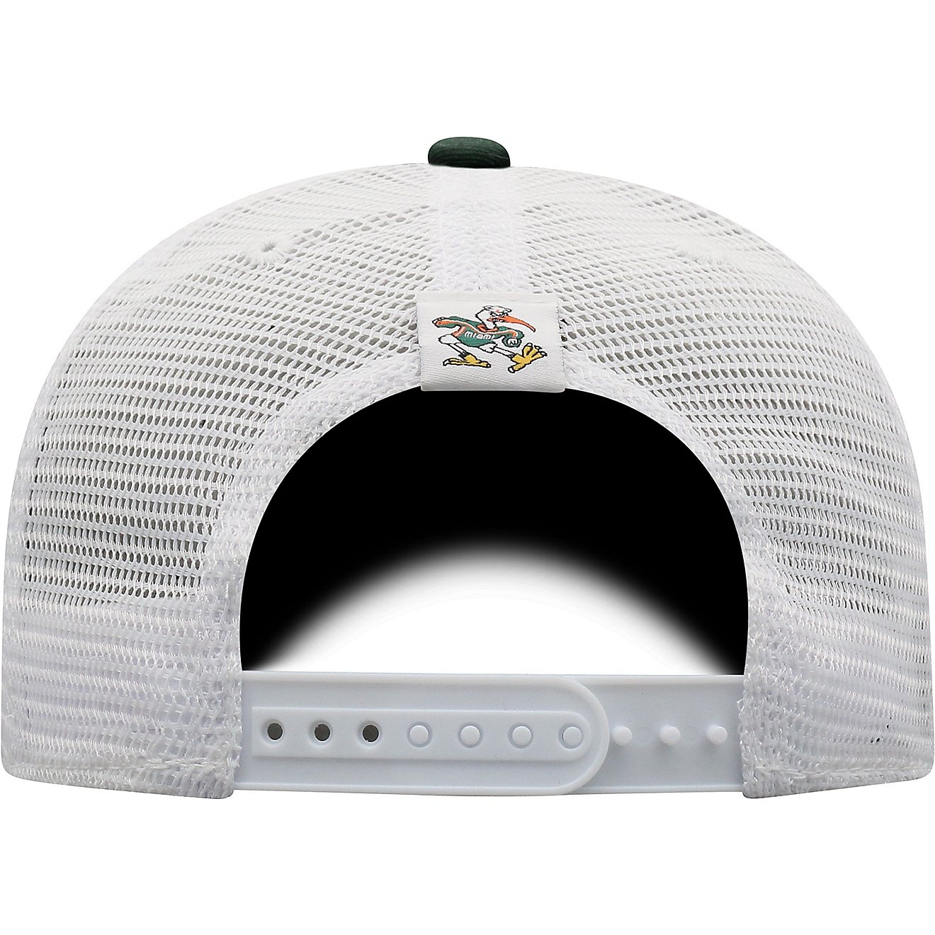 Top of the World University Of Miami BB 2 Tone Adjustable Cap                                                                    - view number 4
