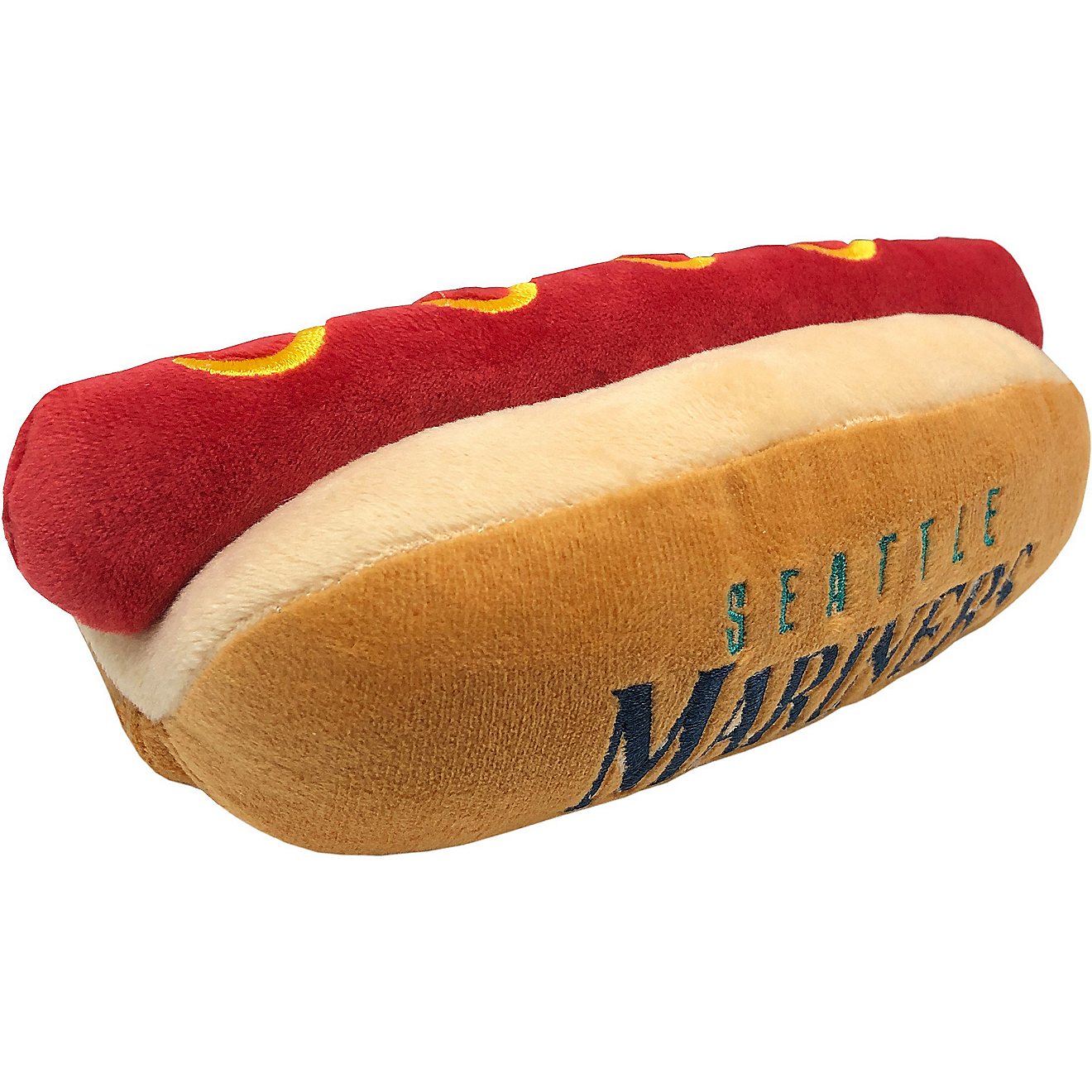 Pets First Seattle Mariners Hot Dog Toy                                                                                          - view number 2