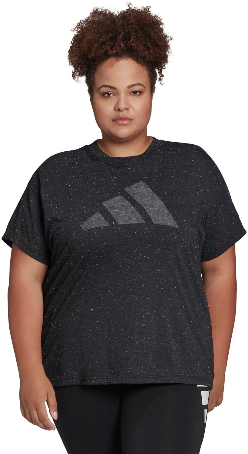 adidas Women's Winners 3.0 Plus Size Short Sleeve T-shirt