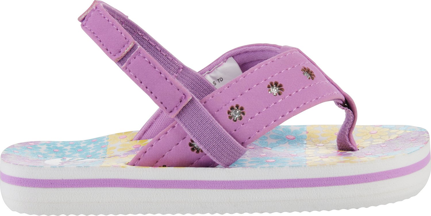 O’Rageous Toddler Girls' Floral Flip Flops Academy