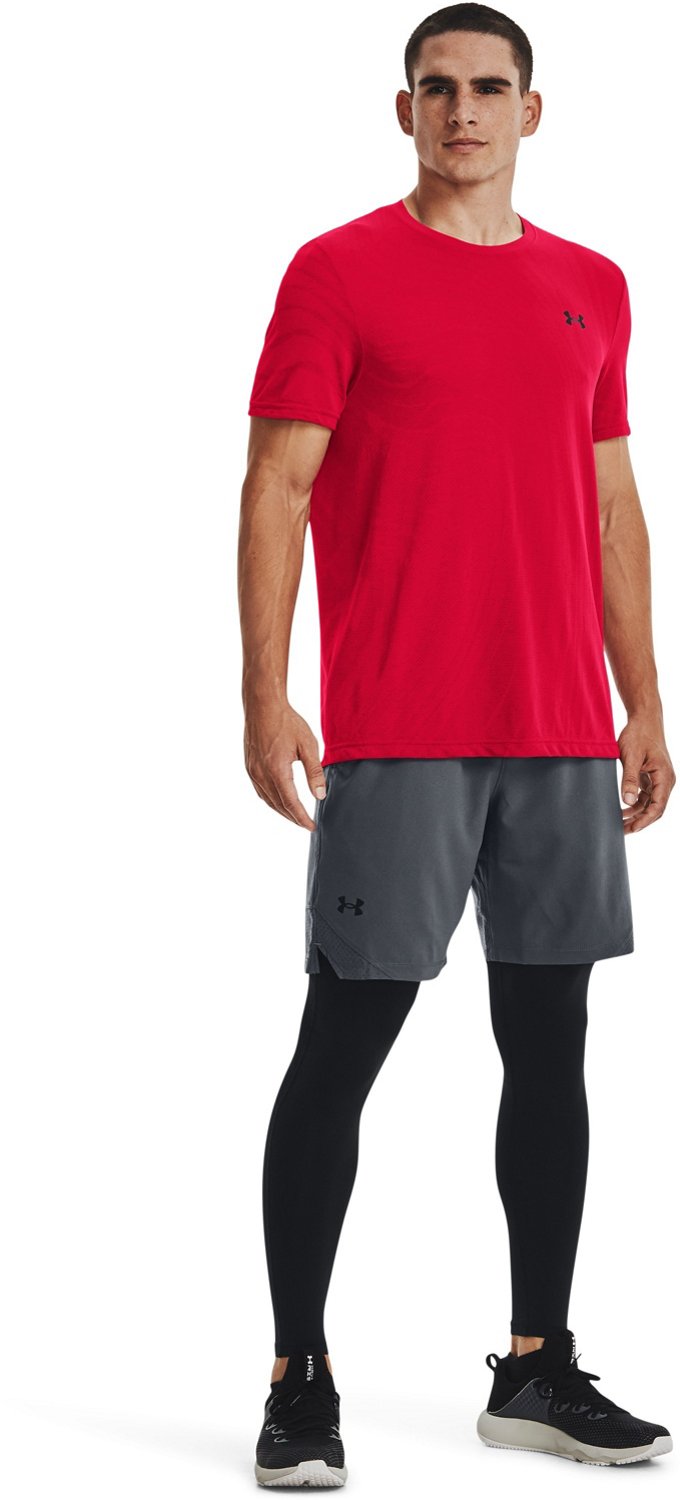 Under Armour Mens Vanish Woven Shorts With Heat Gear - Black/Black