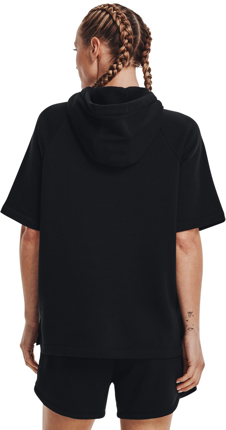 Under Armour Women's Rival Fleece Short Sleeve Hoodie