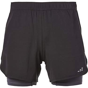 BCG Men's Dash 2-in-1 Running Solid Shorts 5 in                                                                                 