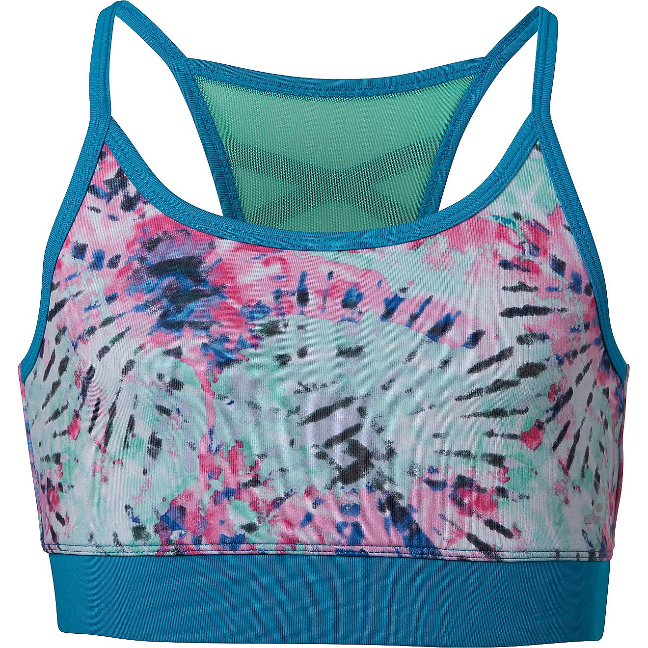 BCG Girls' Strappy Mesh Back Printed Sports Bra                                                                                  - view number 1