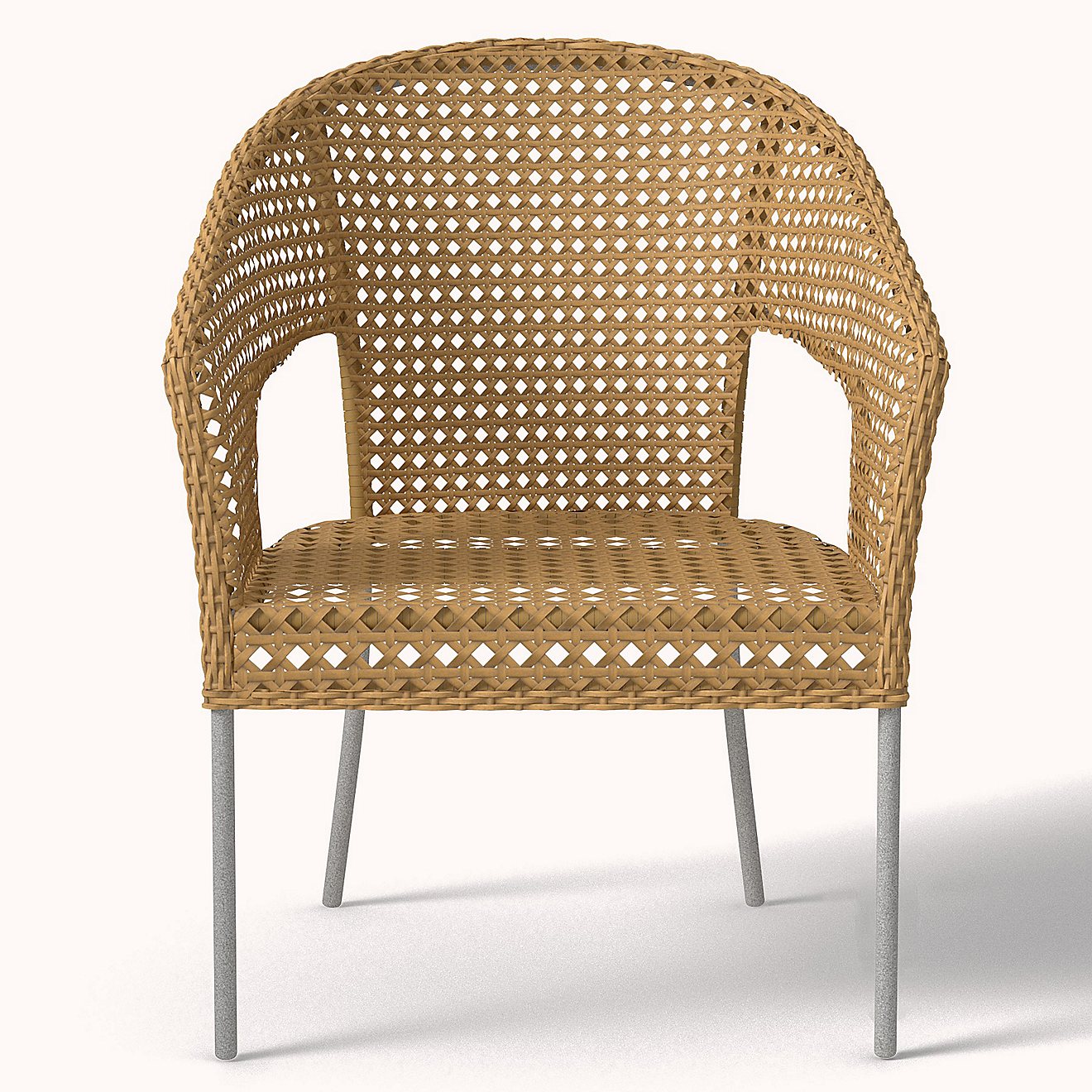 Mosaic Traditional Solid Stack Chair                                                                                             - view number 2