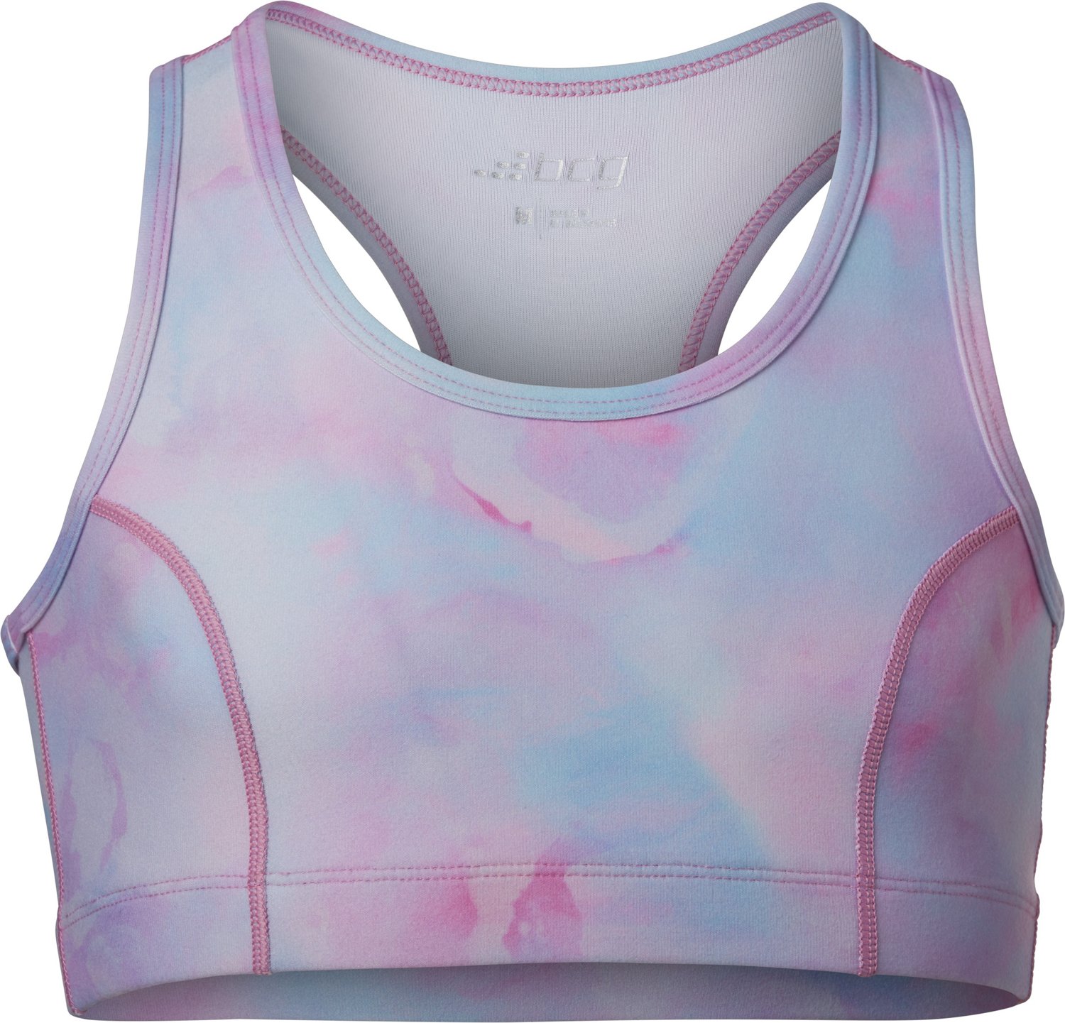 BCG Girls' Printed Racerback Sports Bra