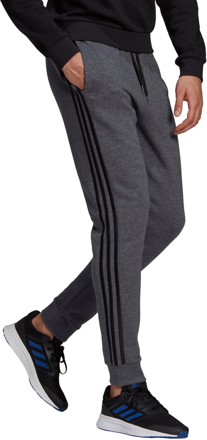 adidas Men's 3S Fleece Tapered Sweatpants Academy