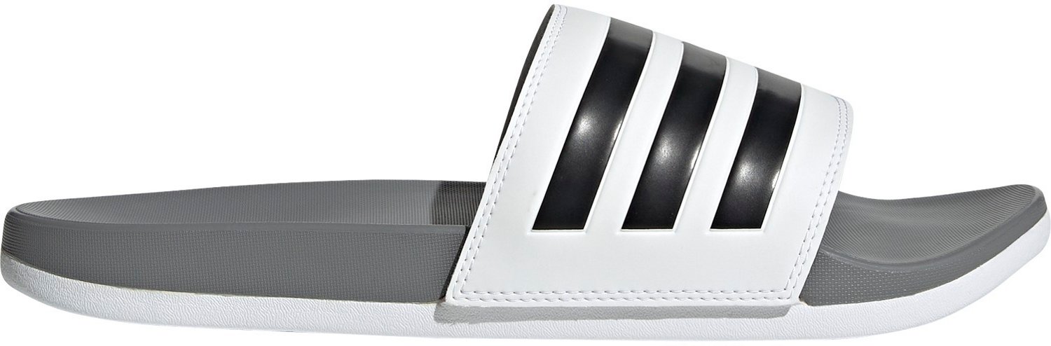 adidas Men's Adilette Cloudfoam Plus Swim Slides Academy