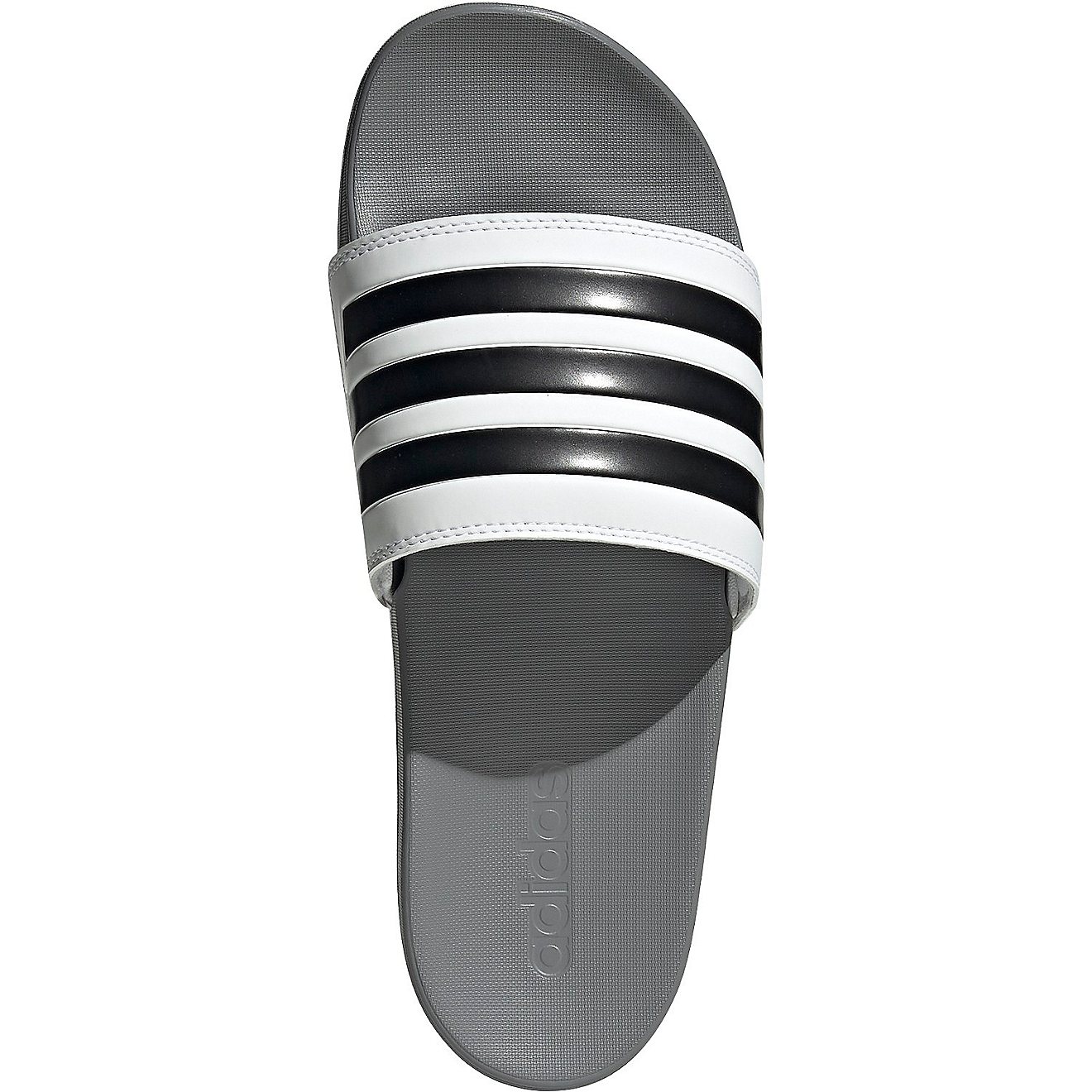 adidas Men's Adilette Cloudfoam Plus Swim Slides                                                                                 - view number 3