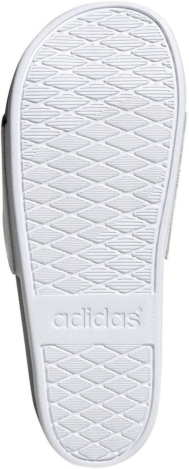 adidas Men's Adilette Cloudfoam Plus Swim Slides Academy