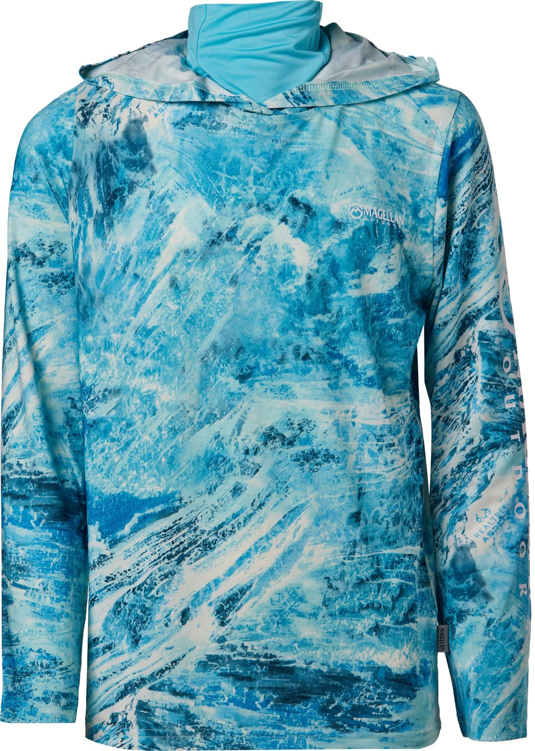 Magellan Outdoors Boys' Realtree Aspect Gaiter Hoodie Academy