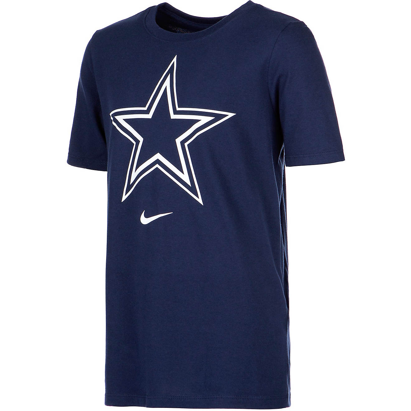 Nike Boys’ Dallas Cowboys Logo Legend Swoosh T-shirt                                                                           - view number 1