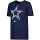 Nike Boys’ Dallas Cowboys Logo Legend Swoosh T-shirt                                                                           - view number 1 selected