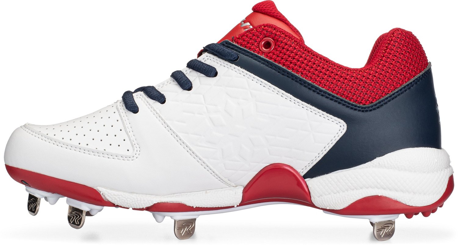 RIPIT Women's Diamond Metal Americana Softball Cleats Academy