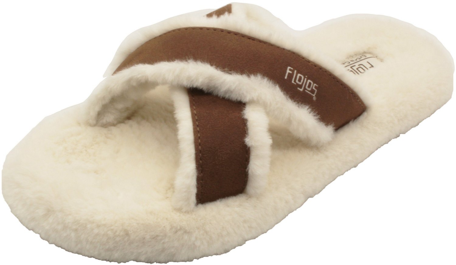 Fur criss hot sale cross slippers