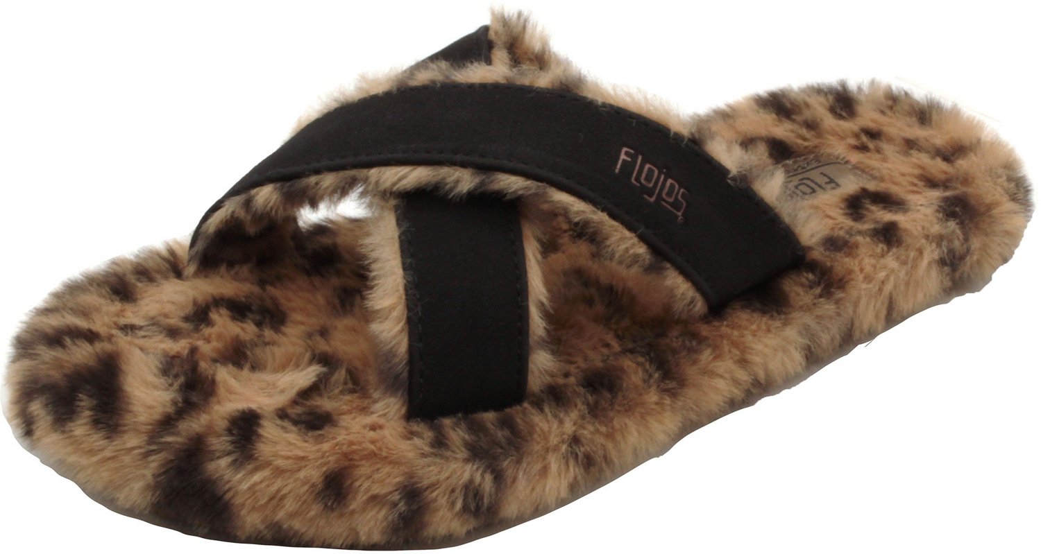 Fur criss cross discount slides