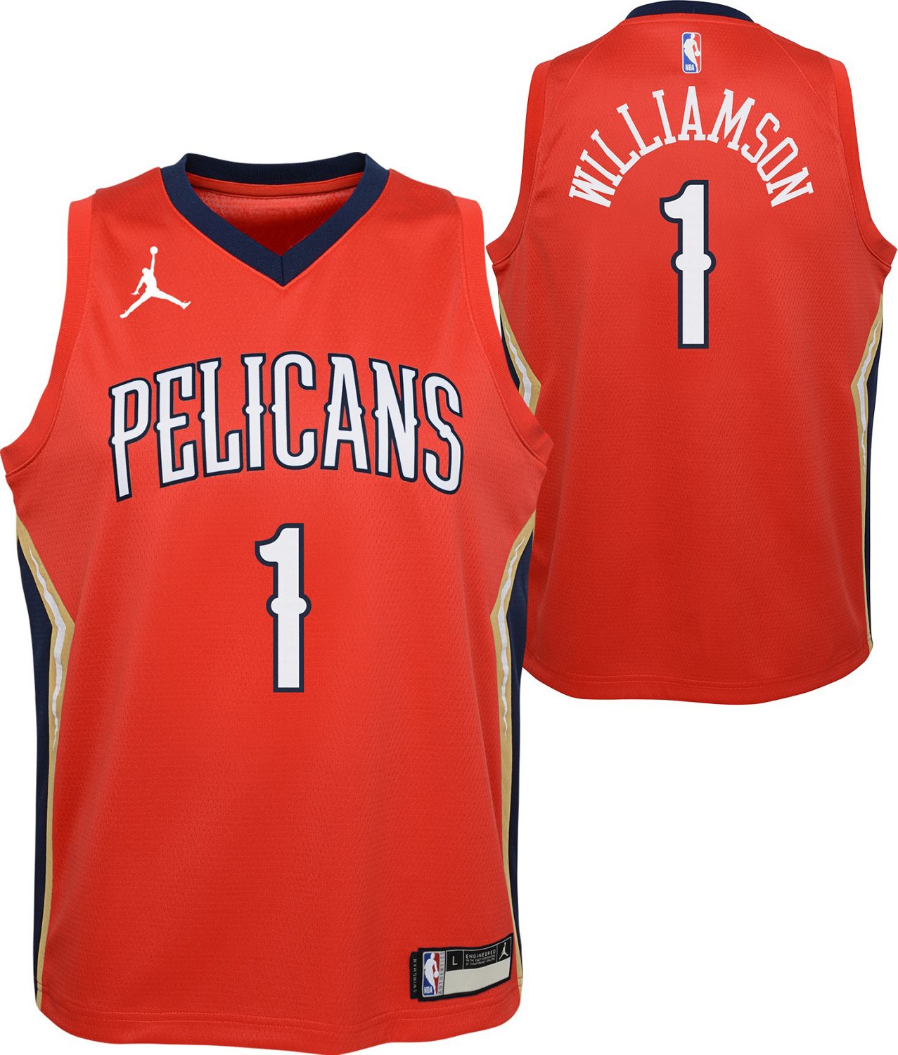 Zion williamson best sale jersey number pelicans