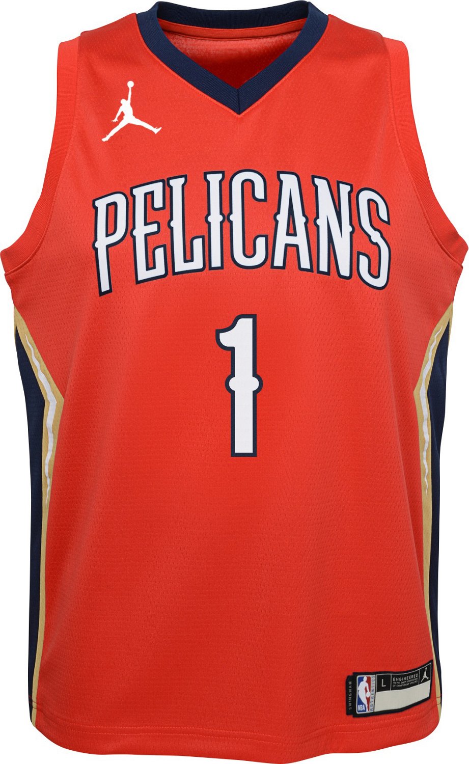 Zion williamson cheap jersey number pelicans