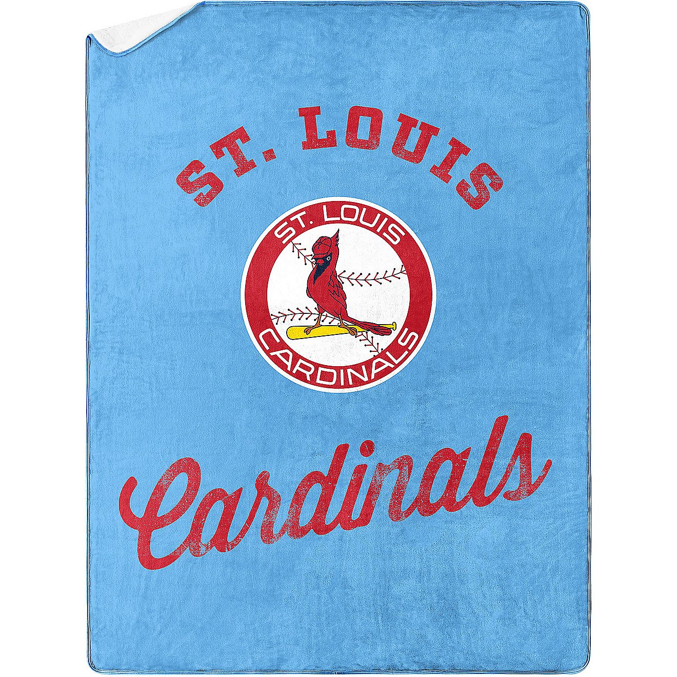 The Northwest Company St. Louis Cardinals Cooperstown 60 in x 80 in Silk Touch Sherpa Throw Blanket                              - view number 1