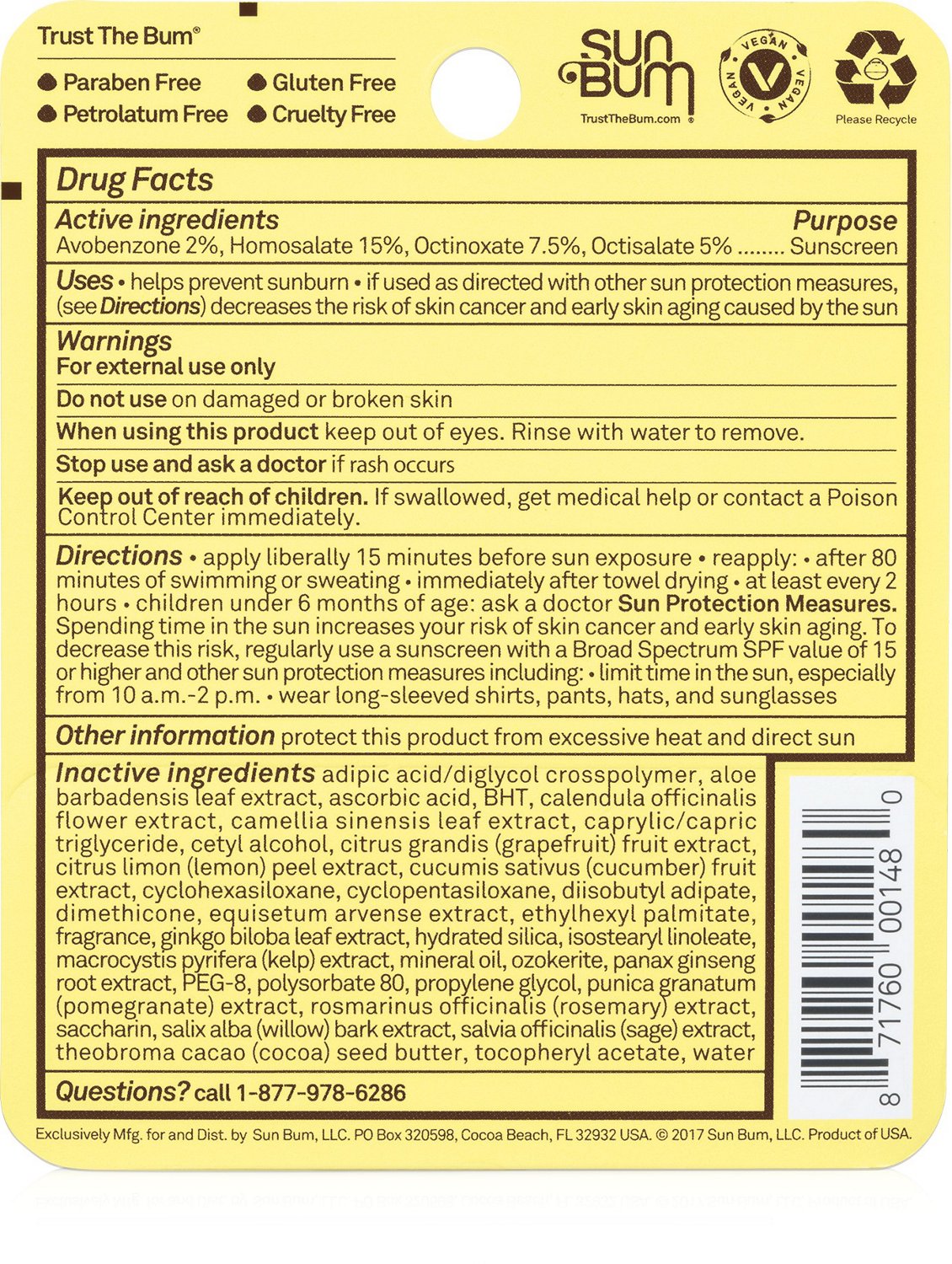 Sun Bum Lip Balm 3-Pack                                                                                                          - view number 2