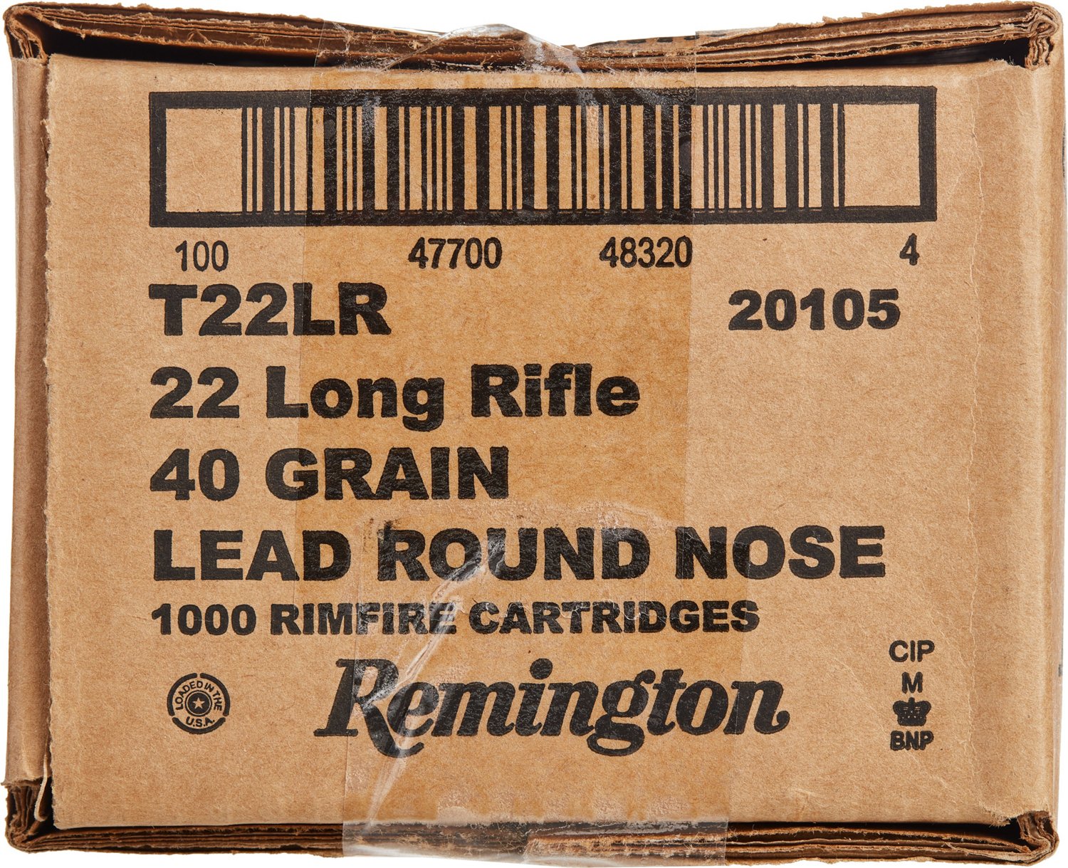 Remington Round Nose Target .22 LR 40-Grain Ammunition - 1000 Rounds                                                             - view number 1 selected