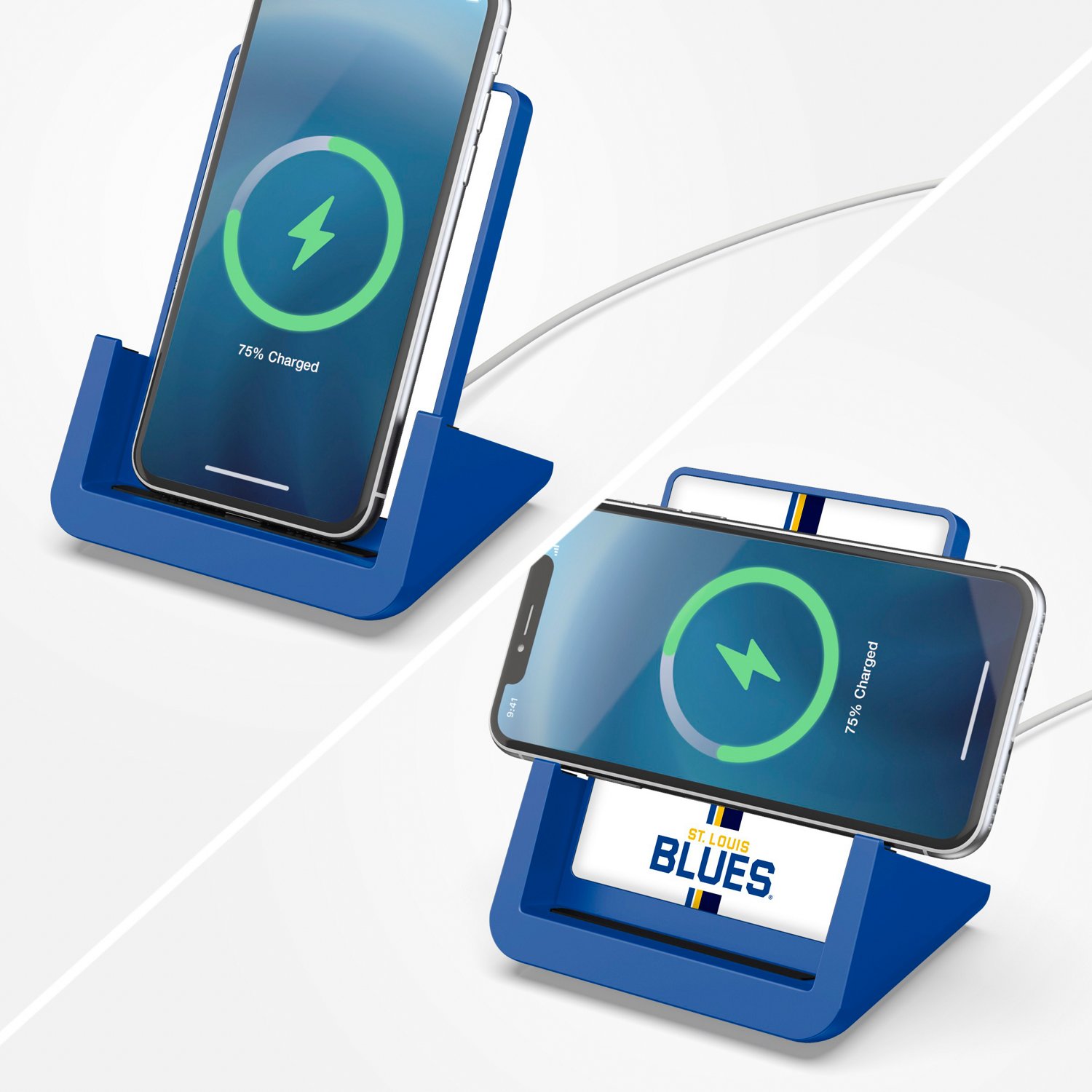 Prime Brands Group St. Louis Blues Wireless Charging Stand                                                                       - view number 3