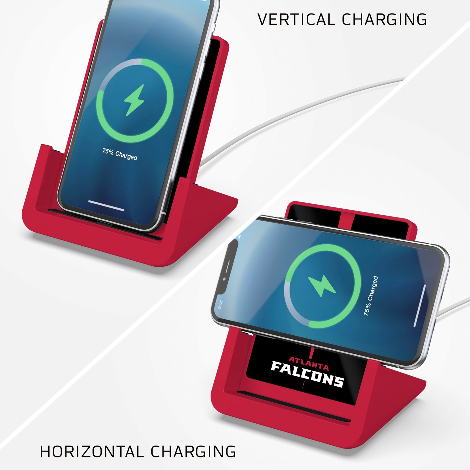 Prime Brands Group Atlanta Falcons Wireless Charging Stand - view number 3
