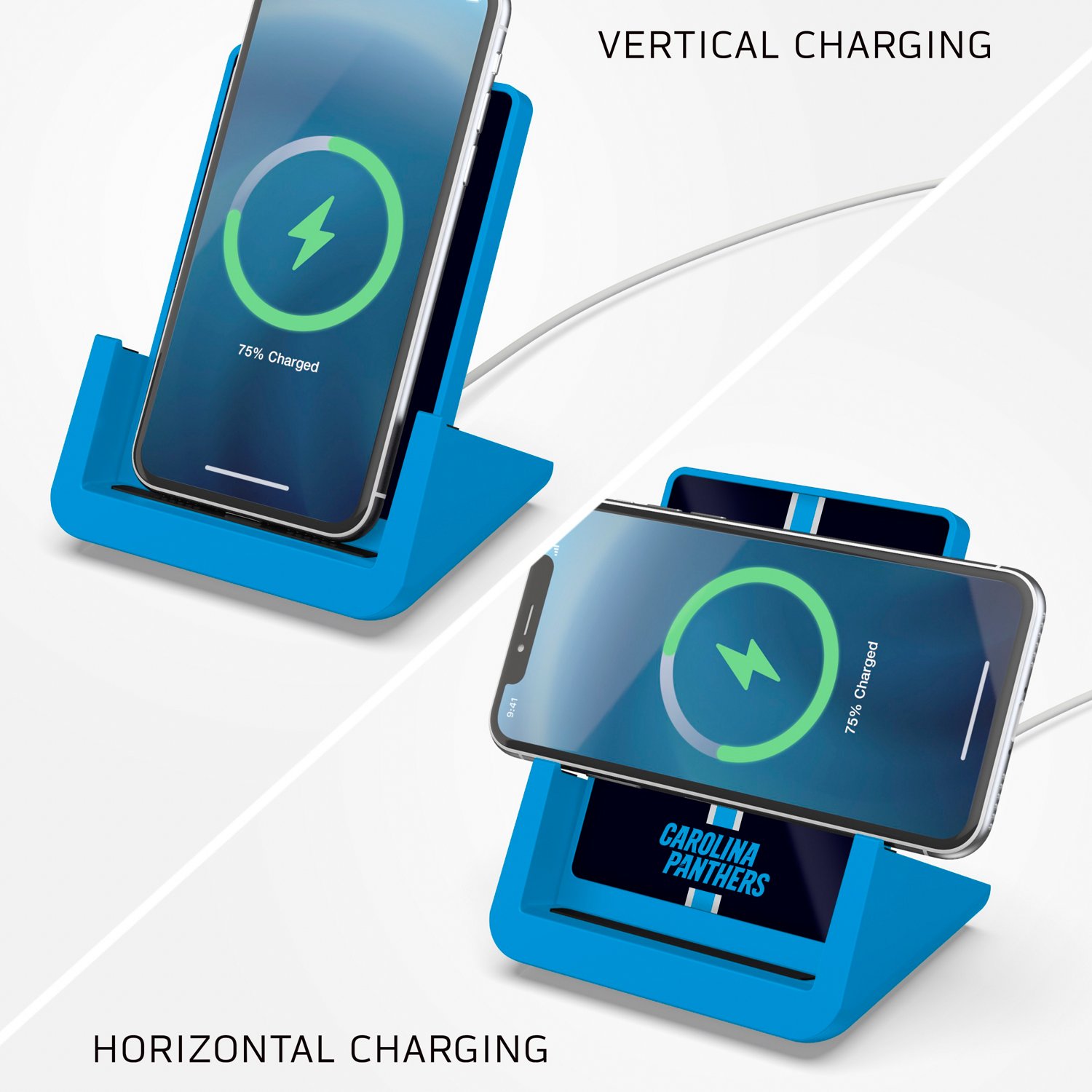 Prime Brands Group Carolina Panthers Wireless Charging Stand - view number 3