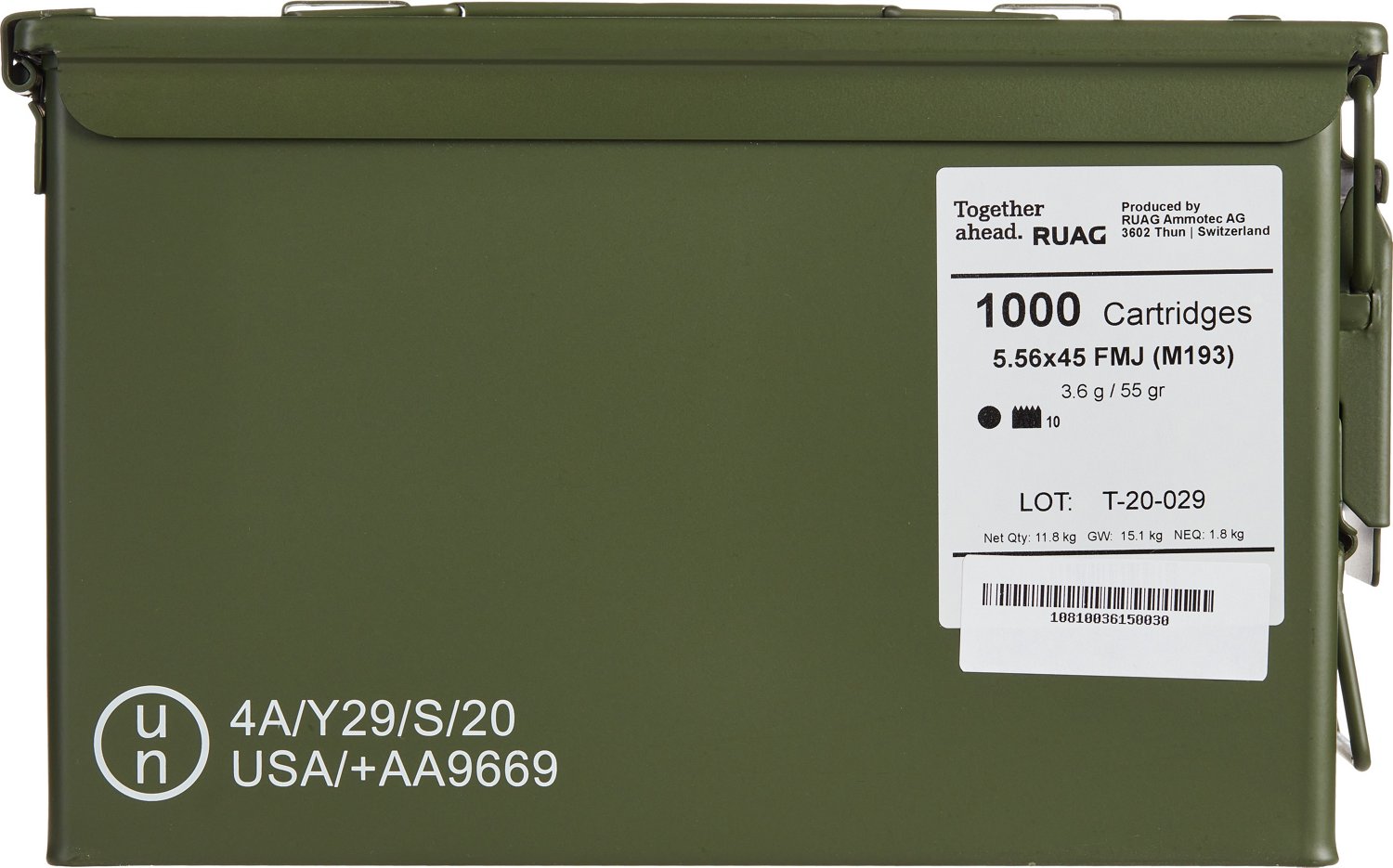 Norma USA Penetrator Tip 5.56x45 55-Grain Ammunition - 1000 Rounds - view number 2