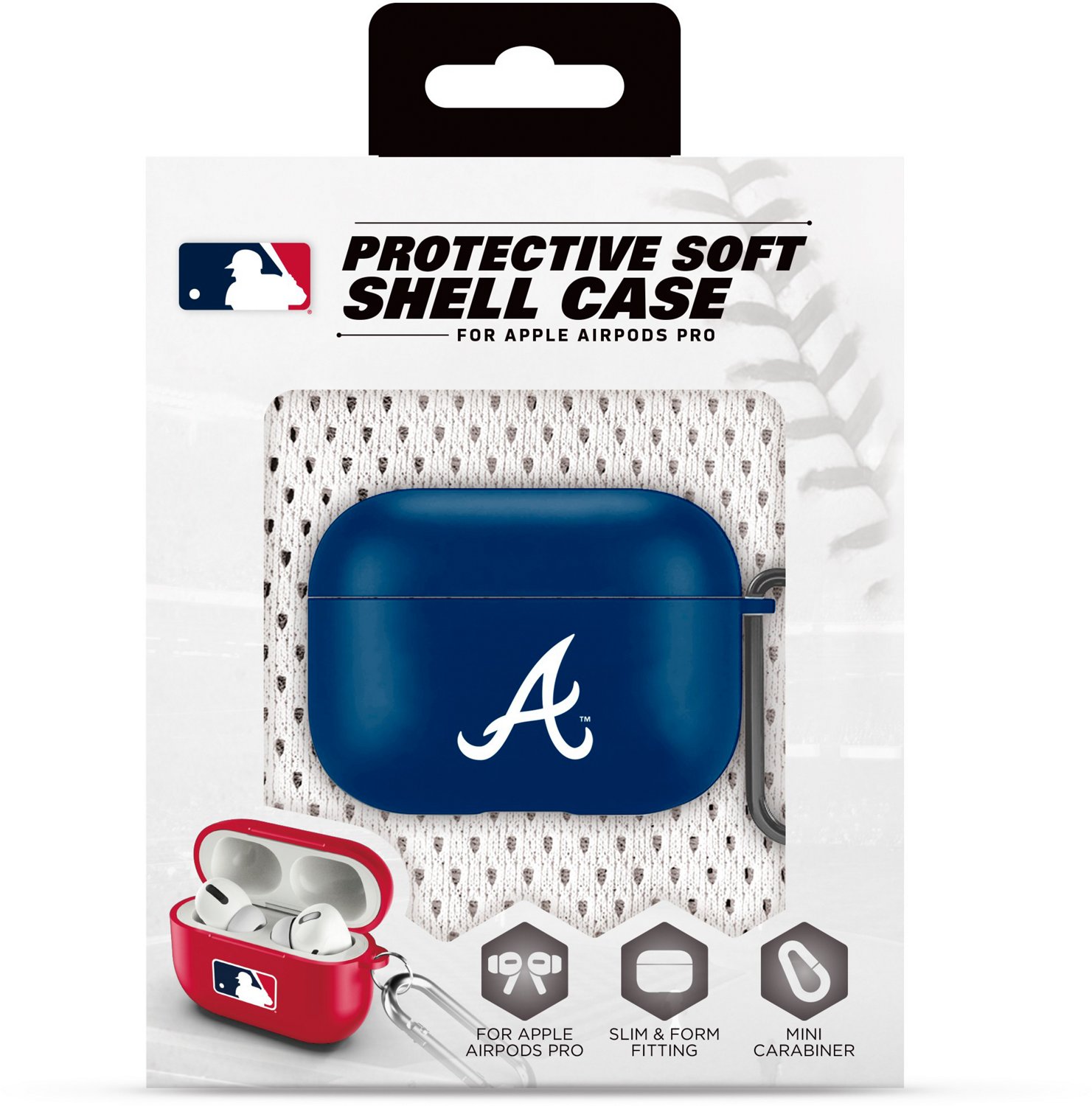 GAME TIME Atlanta Braves HDX Case Cover Compatible with Apple AirPods Pro  (Select)