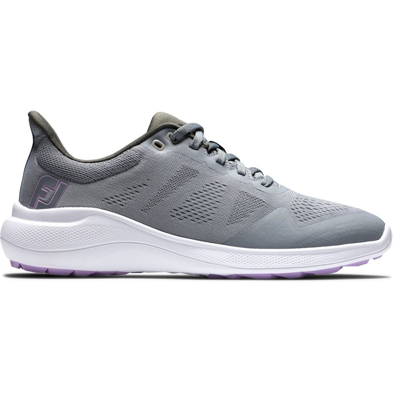 FootJoy Women's Spikeless Flex Golf Shoes Gray/White, 9 - Mens Golf Shoes at Academy Sports product image