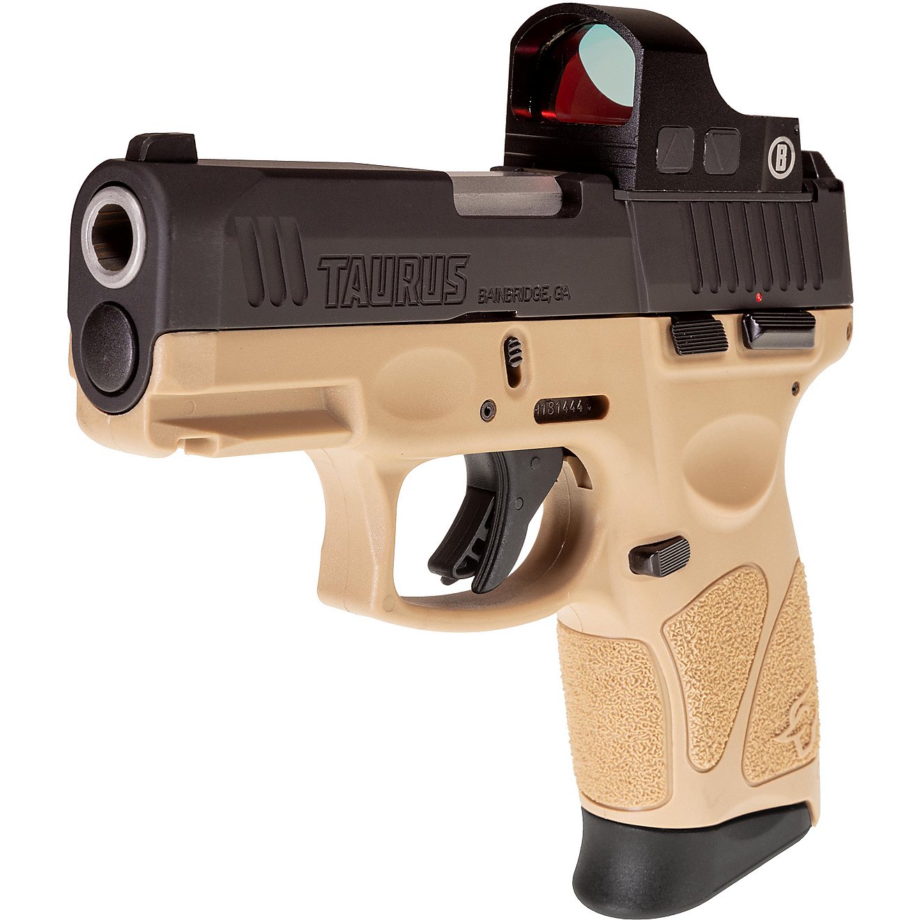 Taurus G3C T.O.R.O. 9mm Tan/Black Centerfire Pistol with Red Dot                                                                 - view number 2