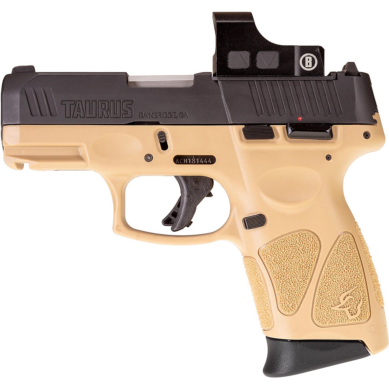 Taurus G3C T.O.R.O. 9mm Tan/Black Centerfire Pistol with Red Dot                                                                 - view number 4