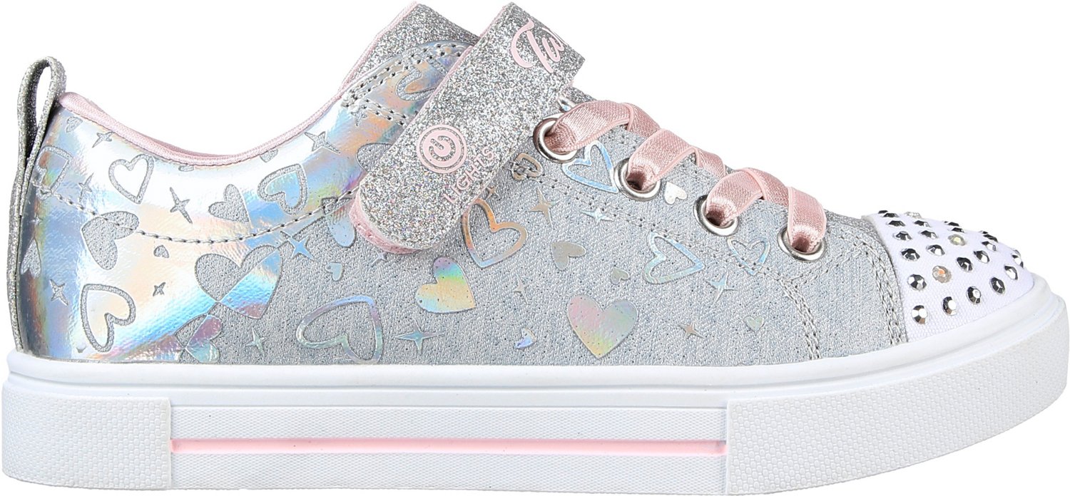 SKECHERS Girls' Twinkle Sparks Heather Charm Shoes - view number 2