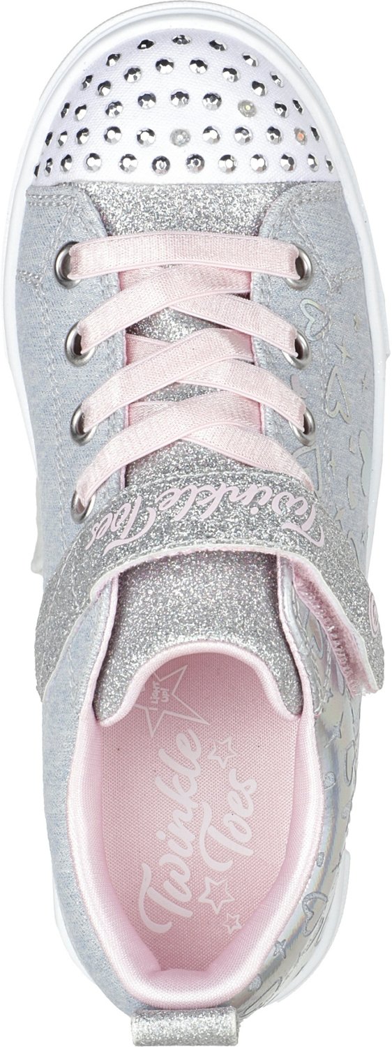 SKECHERS Girls' Twinkle Sparks Heather Charm Shoes - view number 4
