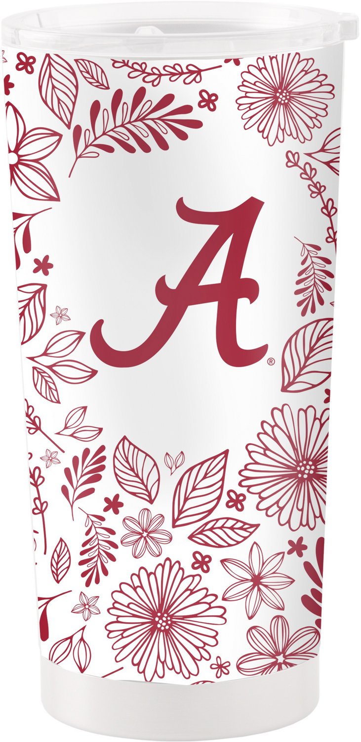 Alabama Crimson Tide 20 oz. Botanical Stainless Steel Tumbler