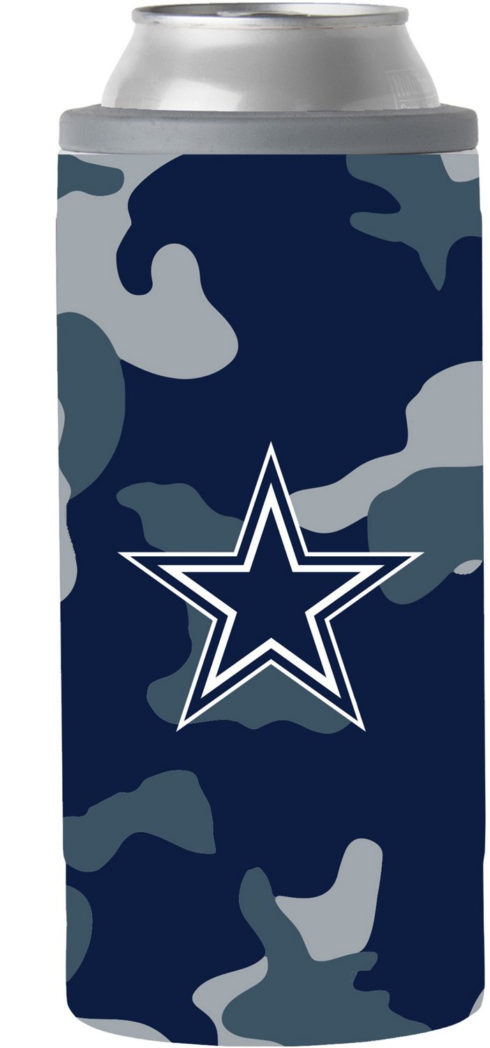 Logo Dallas Cowboys Camo 12 oz Slim Can Coolie