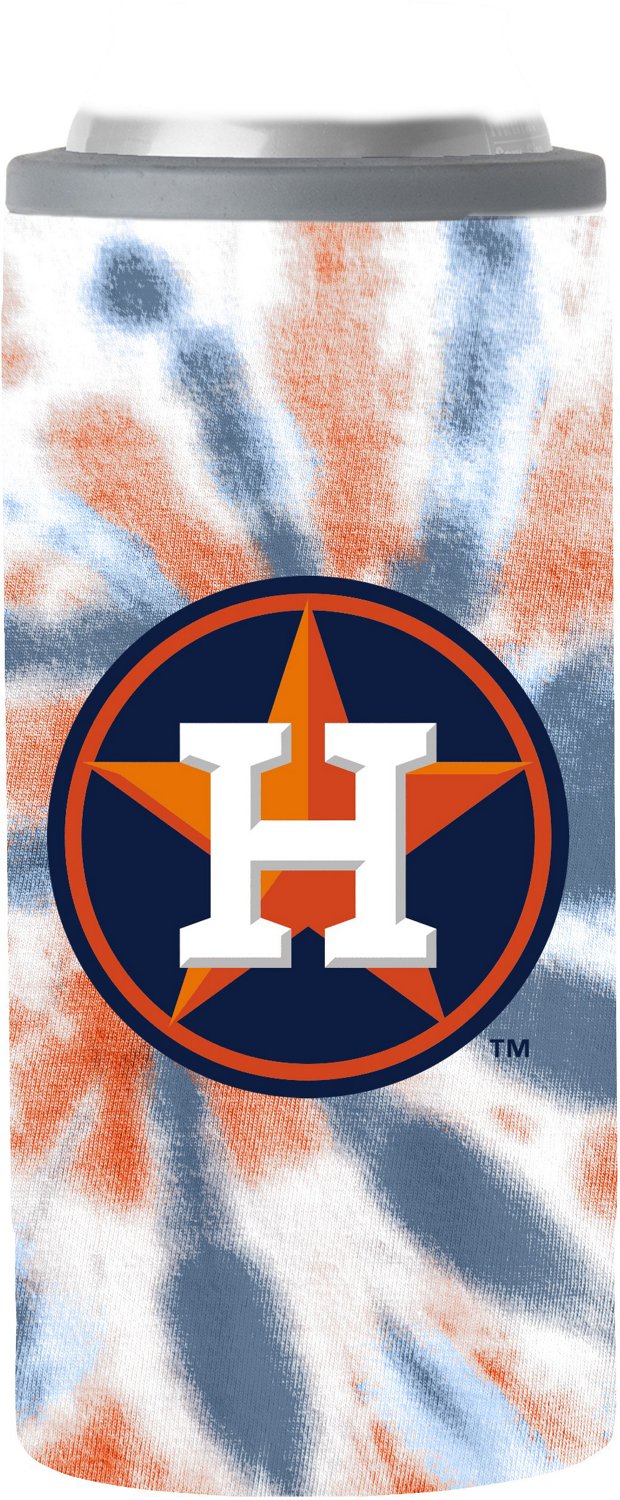 Logo Houston Astros Tie Dye 12 oz Slim Can Coolie